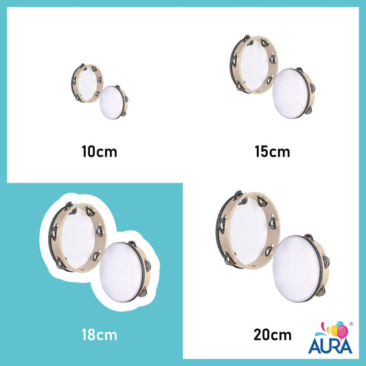 Tamburello personalizzabile Ø 18 cm Aura