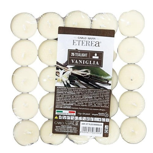 Eterea 25 Tealights Vanilla