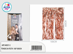 100x300cm pink gold party tent