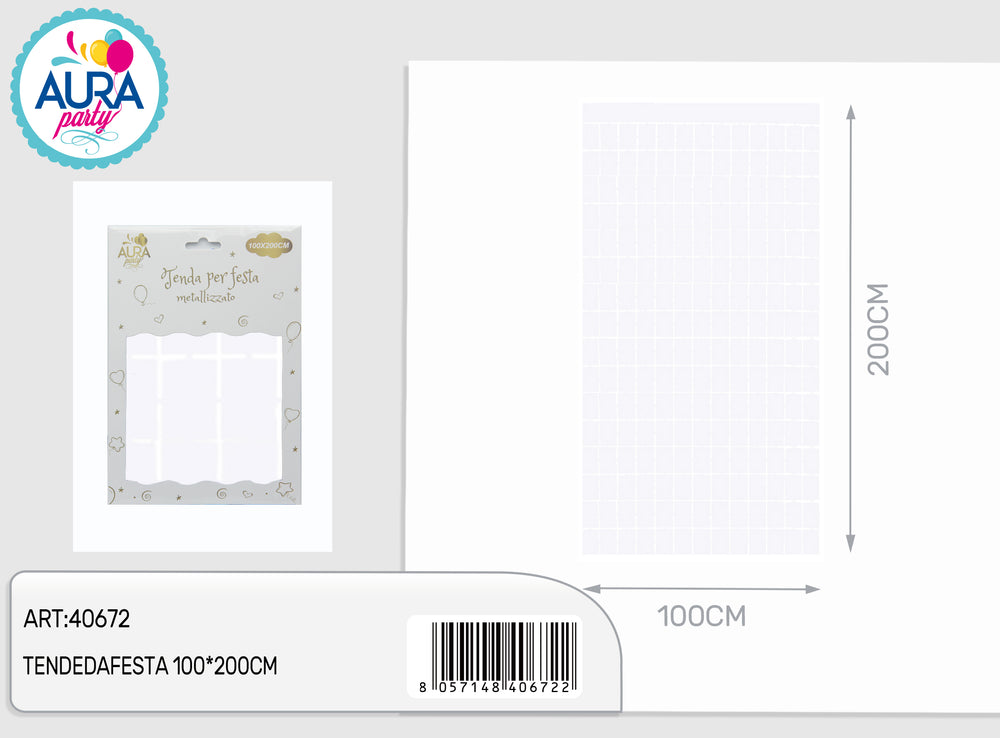 white party tents 100x200cm