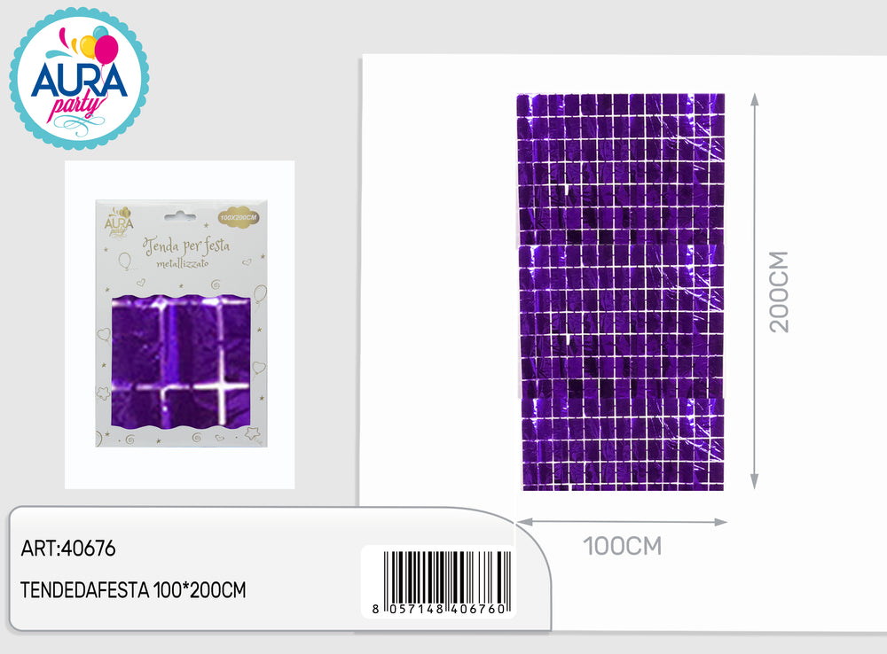 purple party tents 100x200cm