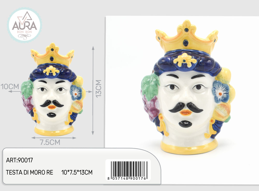 King Moor's Head 10x7.5x13cm (small size)