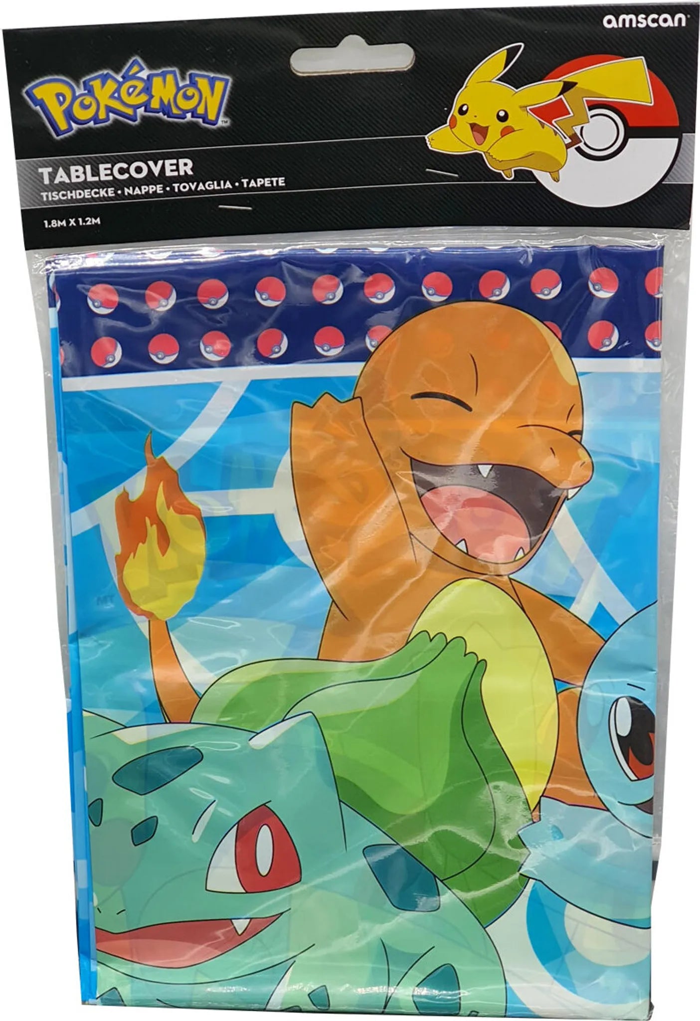 Tovaglia in plastica 120x180cm Pokemon the Original