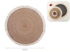 38x38cm brown placemat