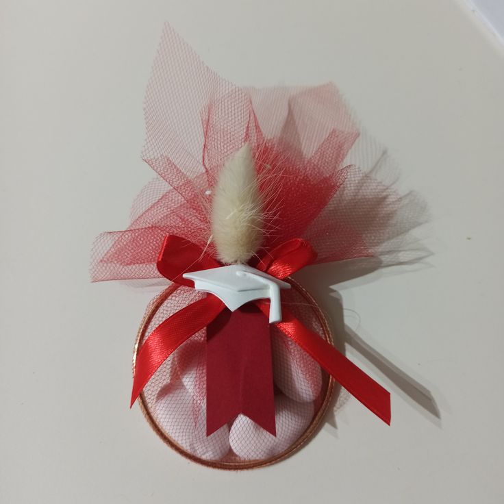 Veli in organza quadrati 24x24cm 50pz rosso
