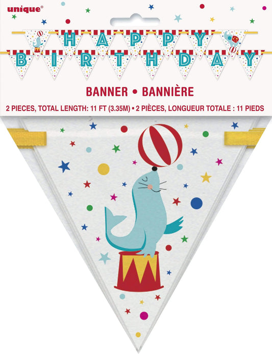 Ghirlanda "Happy Birthday" circo 3,35m
