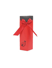 Box coccinella con fiocco 3,5x5x12cm