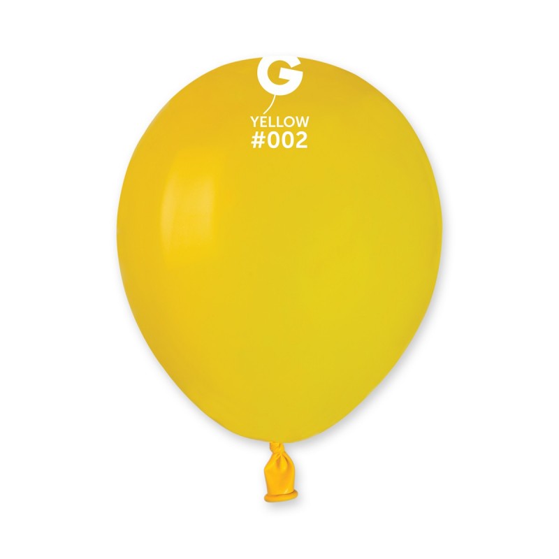 5-inch pastel yellow latex balloons, 100 pcs